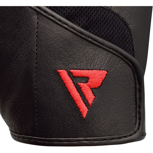 RDX S2 BLACK LEATHER WEIGHT LIFTING GLOVES-6
